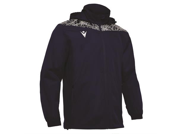 Lahti Showerjacket NAVY/HVIT S Vann- og vindavstøtende jakke - Unisex 