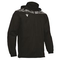 Lahti Showerjacket SORT/HVIT M Vann- og vindavstøtende jakke - Unisex