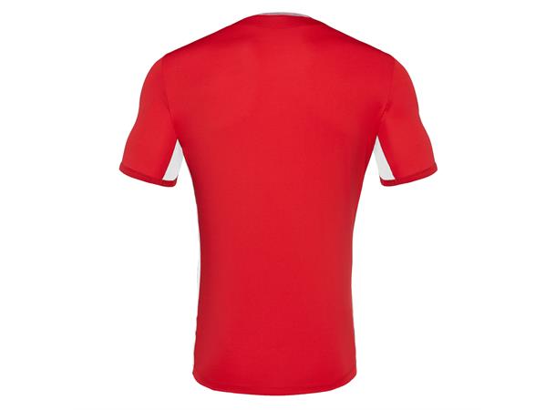 Canopus Shirt Shortsleeve RED/WHT XL Elegant teknisk t-skjorte - Unisex 