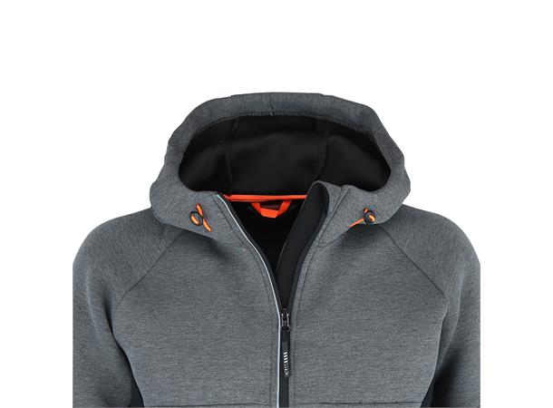 Feldspar Hooded Jacket Grey XL God og varm hettejakke - Unisex 