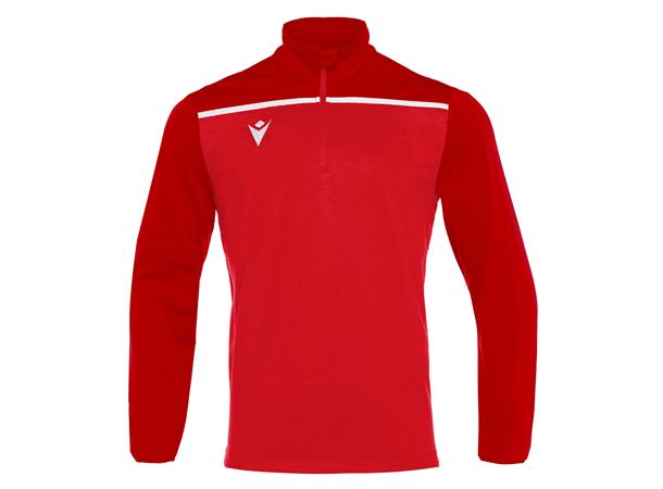 Rhine Training 1/4 Zip Top RED/WHT XXL Treningsgenser med 1/4 zip 